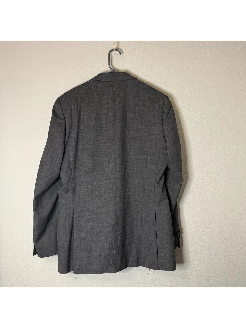 Lauren Ralph Lauren Mens 42 XL Gray 100% Wool Blazer Sport Coat Two Button